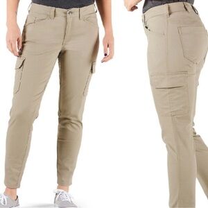 5.11 Tactical Women’s Ascent Skinny Pants Stone Khaki Size 6 Utility Cargo